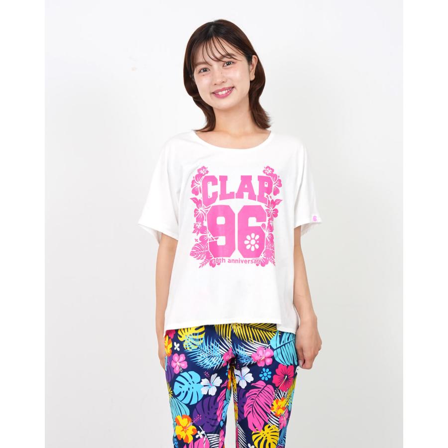 クラップ フィットネス ウェア clap レディース トップス 半袖 96 aloha+TOWEL C-DOLMAN SO26026 M/フリーサイズ ドルマン 限定 2026 トレーニングウェア ダンス | clap | 03