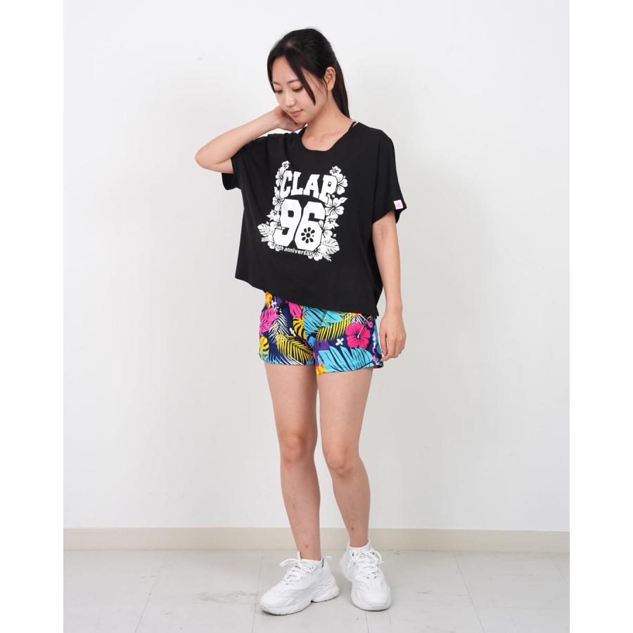 クラップ フィットネス ウェア clap レディース トップス 半袖 96 aloha+TOWEL C-DOLMAN SO26026 M/フリーサイズ ドルマン 限定 2026 トレーニングウェア ダンス | clap | 08