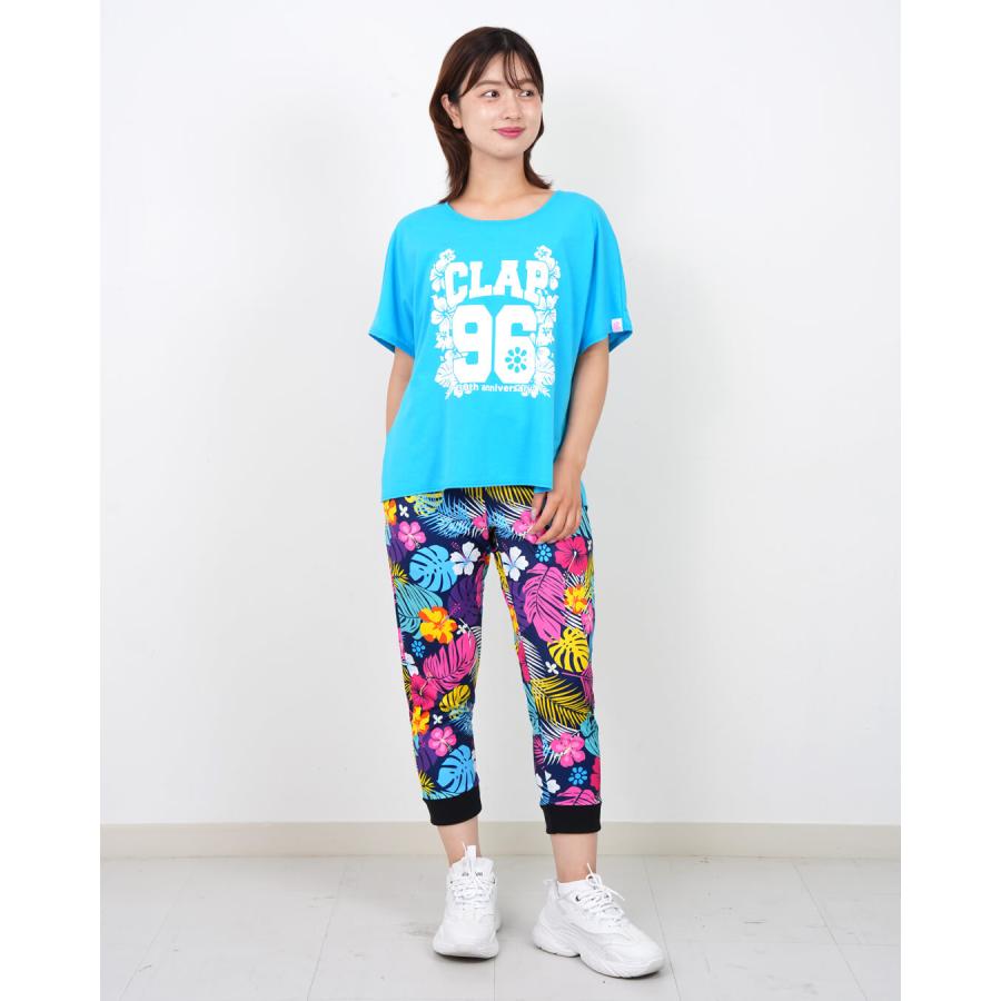 クラップ フィットネス ウェア clap レディース トップス 半袖 96 aloha+TOWEL C-DOLMAN SO26026 M/フリーサイズ ドルマン 限定 2026 トレーニングウェア ダンス | clap | 09