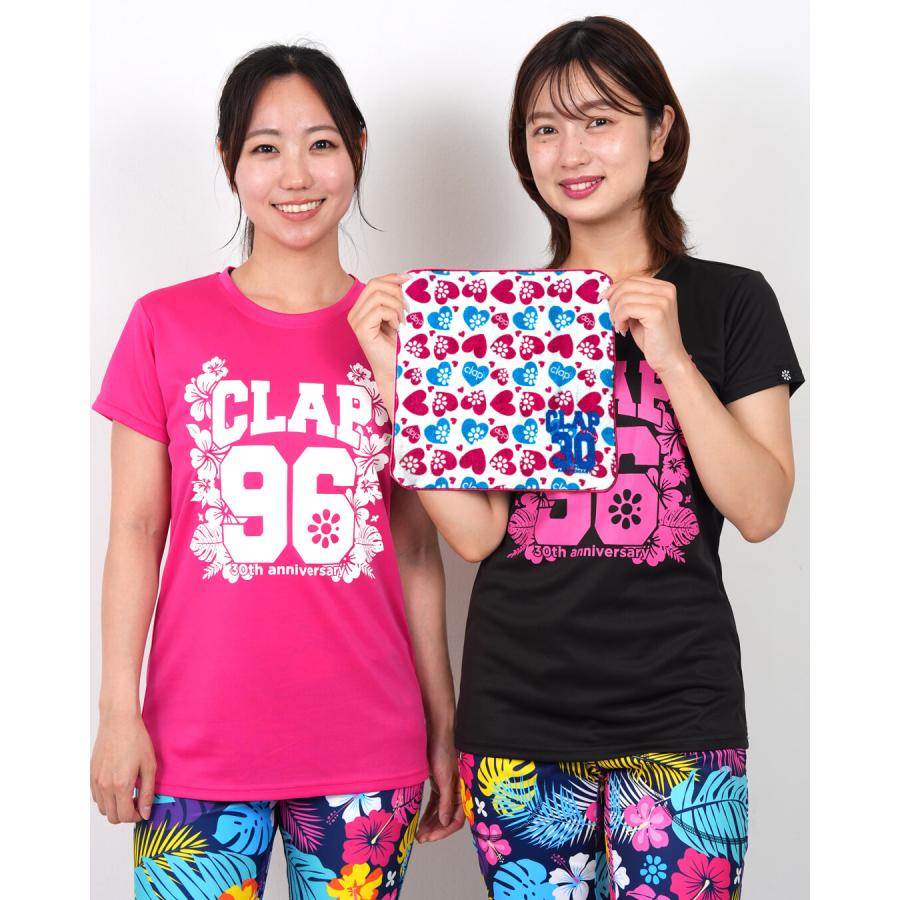 clapクラップ新作 フィットネス ウェア レディース トップス 半袖 tシャツ 96 aloha+TOWEL C-DRYTEE SO26027 M/Lサイズ 限定 2026 トレーニングウェア ダンス ジ | clap | 14