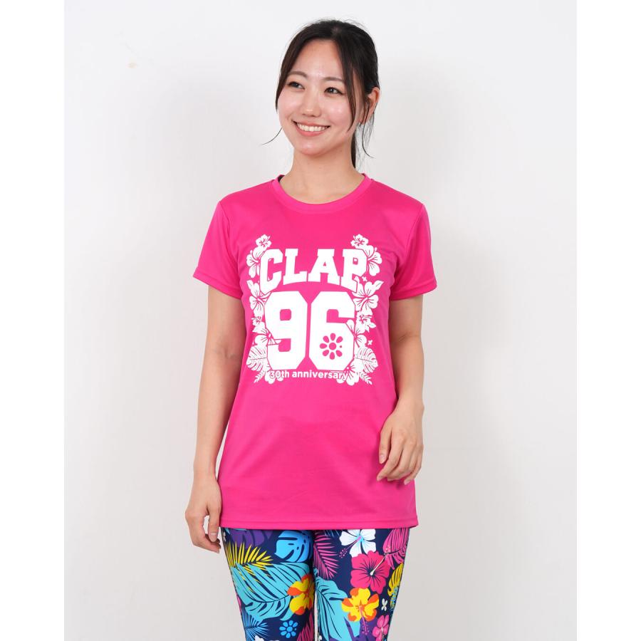 clapクラップ新作 フィットネス ウェア レディース トップス 半袖 tシャツ 96 aloha+TOWEL C-DRYTEE SO26027 M/Lサイズ 限定 2026 トレーニングウェア ダンス ジ | clap | 02