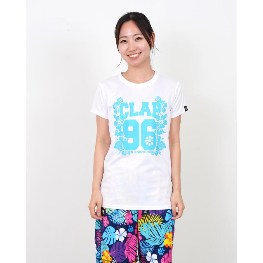 clapクラップ新作 フィットネス ウェア レディース トップス 半袖 tシャツ 96 aloha+TOWEL C-DRYTEE SO26027 M/Lサイズ 限定 2026 トレーニングウェア ダンス ジ | clap | 03