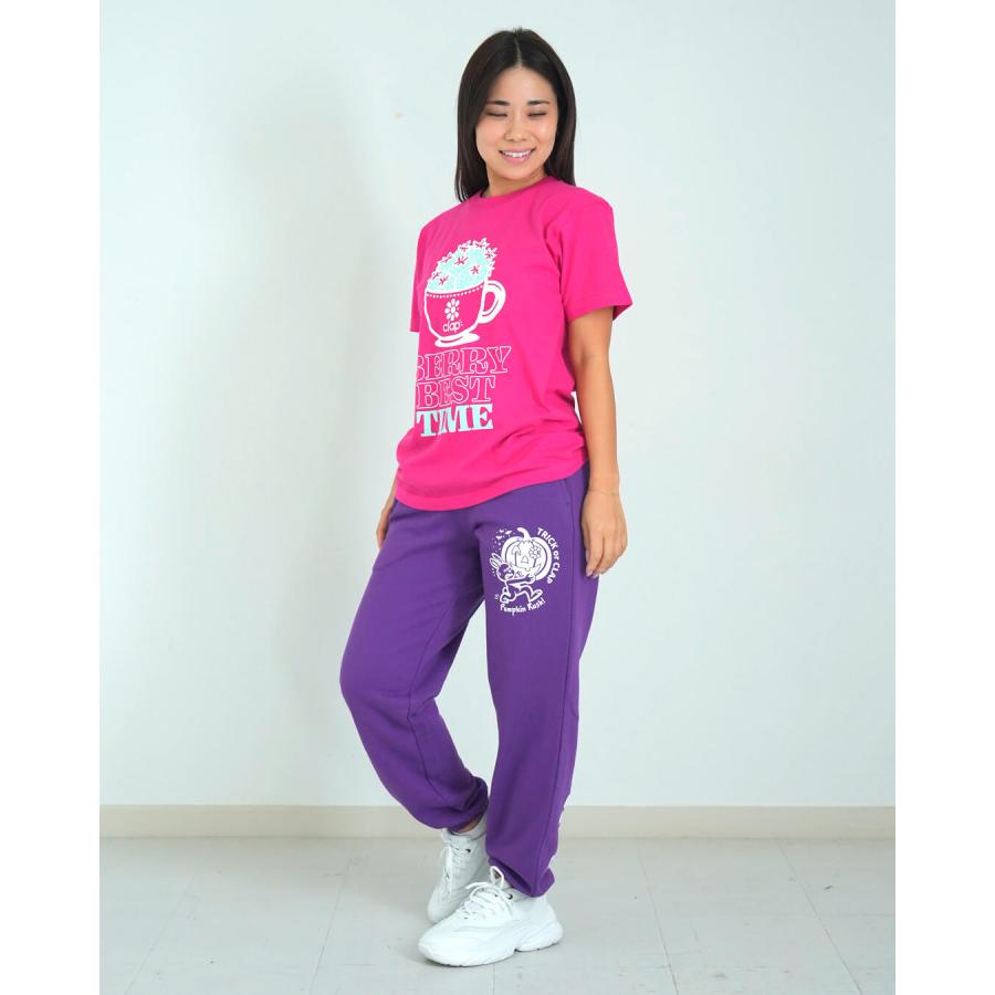 clapクラップ新作 フィットネス ウェア レディース ボトムス スウェットパンツ TRICK or CLAP SWEATPANTS Sフリーサイズ 新作 2025 トレーニングウェア ダンス | clap | 11