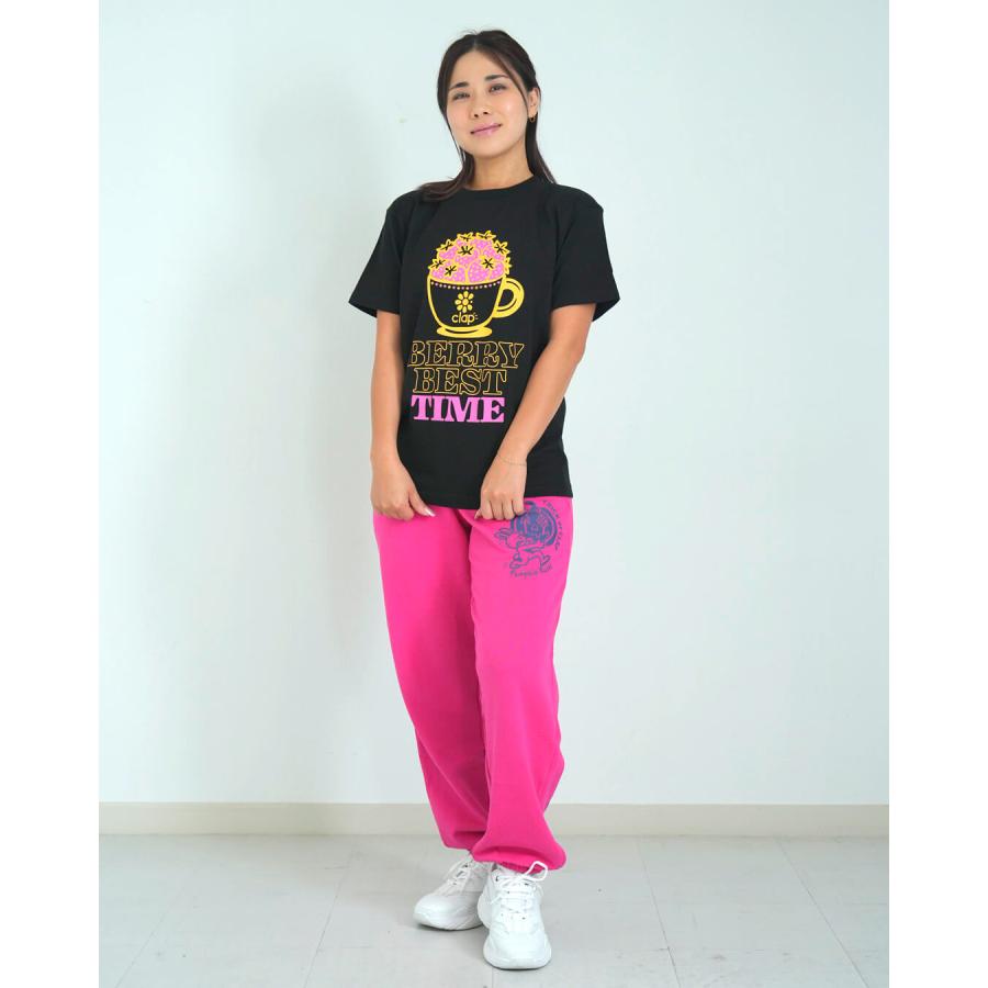clapクラップ新作 フィットネス ウェア レディース ボトムス スウェットパンツ TRICK or CLAP SWEATPANTS Sフリーサイズ 新作 2025 トレーニングウェア ダンス | clap | 13