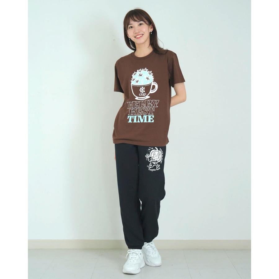 clapクラップ新作 フィットネス ウェア レディース ボトムス スウェットパンツ TRICK or CLAP SWEATPANTS Sフリーサイズ 新作 2025 トレーニングウェア ダンス | clap | 08