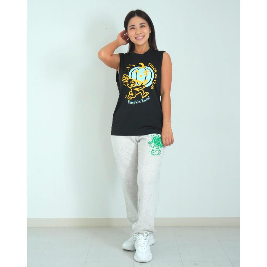 clapクラップ新作 フィットネス ウェア レディース ボトムス スウェットパンツ TRICK or CLAP SWEATPANTS Sフリーサイズ 新作 2025 トレーニングウェア ダンス | clap | 09