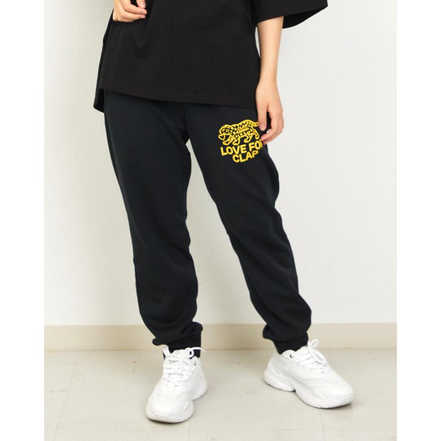 clapクラップ新作 フィットネス ウェア レディース ボトムス スウェットパンツ CLAPANIMAL DRY SWEAT PANTS Mフリーサイズ 新作 2026 トレーニングウェア ダンス | clap | 01