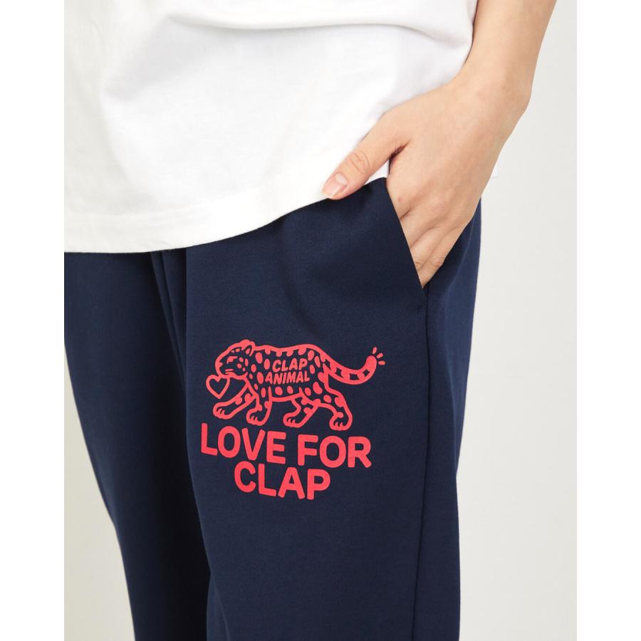 clapクラップ新作 フィットネス ウェア レディース ボトムス スウェットパンツ CLAPANIMAL DRY SWEAT PANTS Mフリーサイズ 新作 2026 トレーニングウェア ダンス | clap | 06