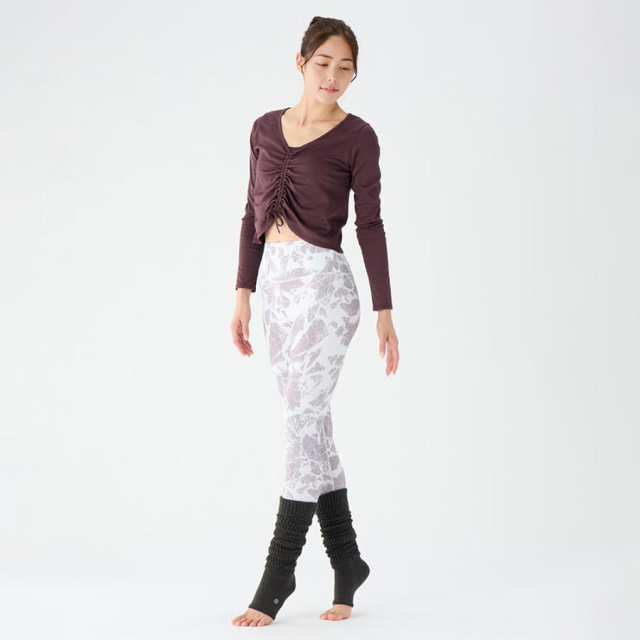 suria スリア スポーツ フィットネス ヨガ 靴下 暖かい ロジェソックス su-a094 ヨガ ソックス レディース 吸湿発熱 冷え性 防寒 機能ソックス  新作 2024 かわ | suria | 05