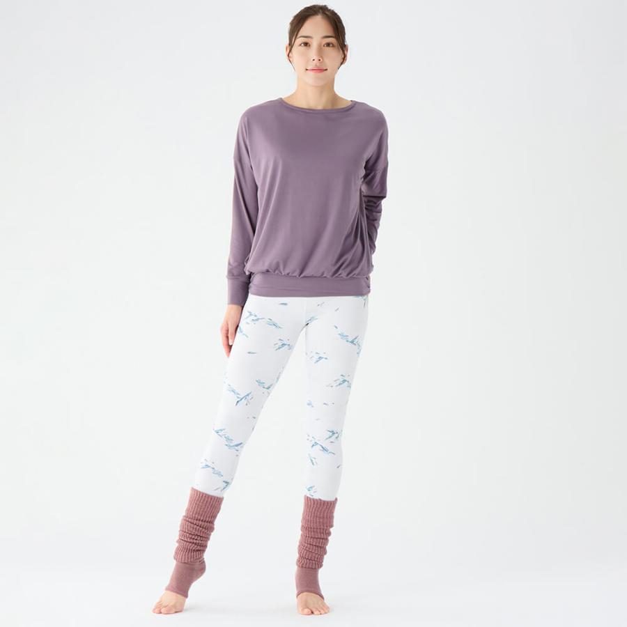 suria スリア スポーツ フィットネス ヨガ 靴下 暖かい ロジェソックス su-a094 ヨガ ソックス レディース 吸湿発熱 冷え性 防寒 機能ソックス  新作 2024 かわ | suria | 06