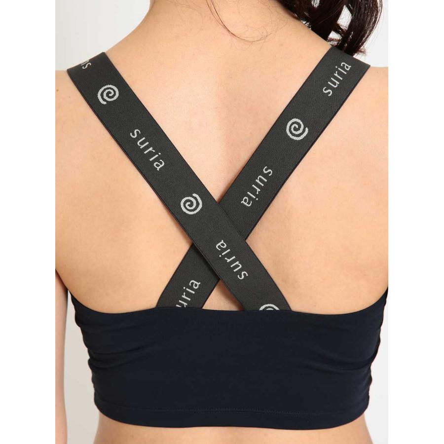 スリア セール ヨガウェア トップス パッド付き おしゃれ かわいい カップ付き ヨガ ブラトップ スポーツブラ suria ブランカブラ | suria | 07