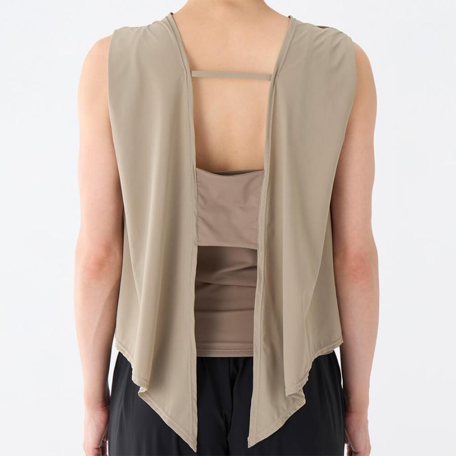 スリア セール ヨガウェア トップス おしゃれ かわいい カップ付き アミーナタンク su-b511 レイヤー風 2way ヨガ ブラトップ タンクトップ タンク ノースリーブ | suria | 04