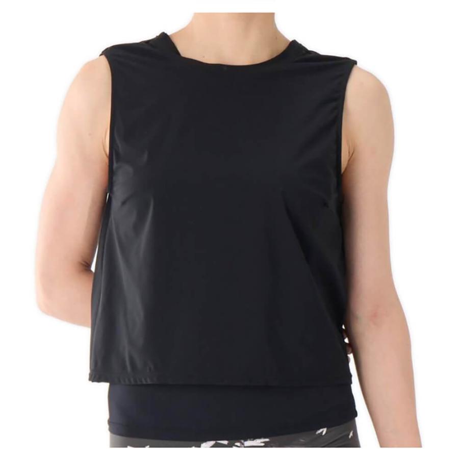 スリア セール ヨガウェア トップス おしゃれ かわいい カップ付き アミーナタンク su-b511 レイヤー風 2way ヨガ ブラトップ タンクトップ タンク ノースリーブ | suria | 07