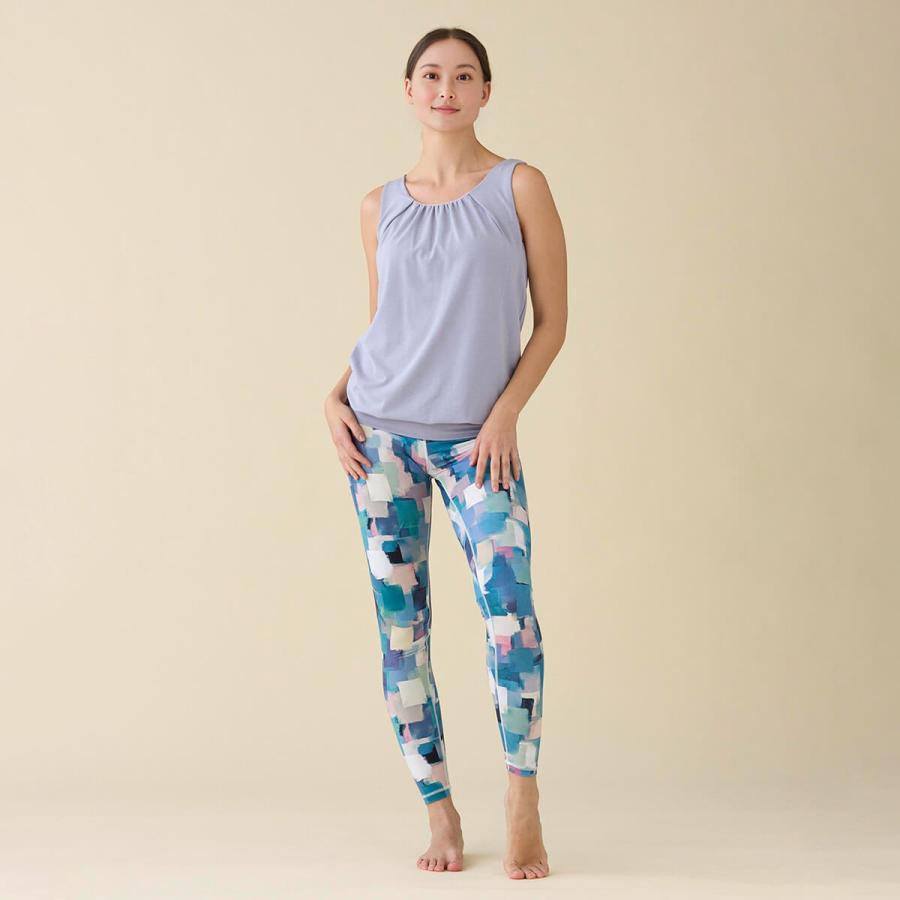 suria スリア セール カップ付き トップス タンク タンクトップ スポーツ ヨガウェア エリーヌタンク su-b520 ヨガ ピラティス ウェア ヨガ ギャザー 新作 無地 | suria | 11