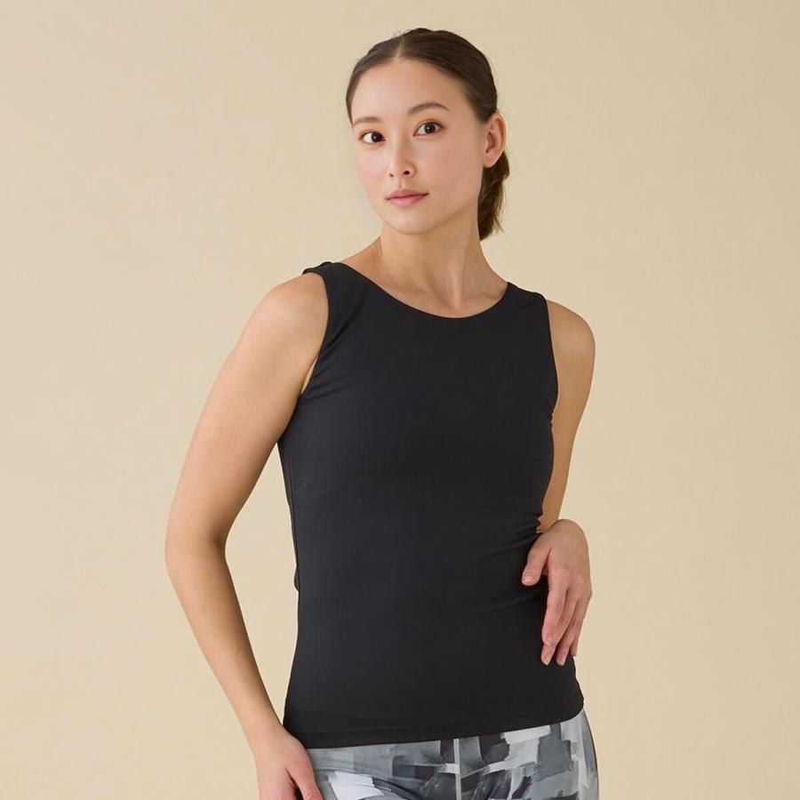 スリア タンクトップ suria スリア カップ付き トップス タンク タンクトップ