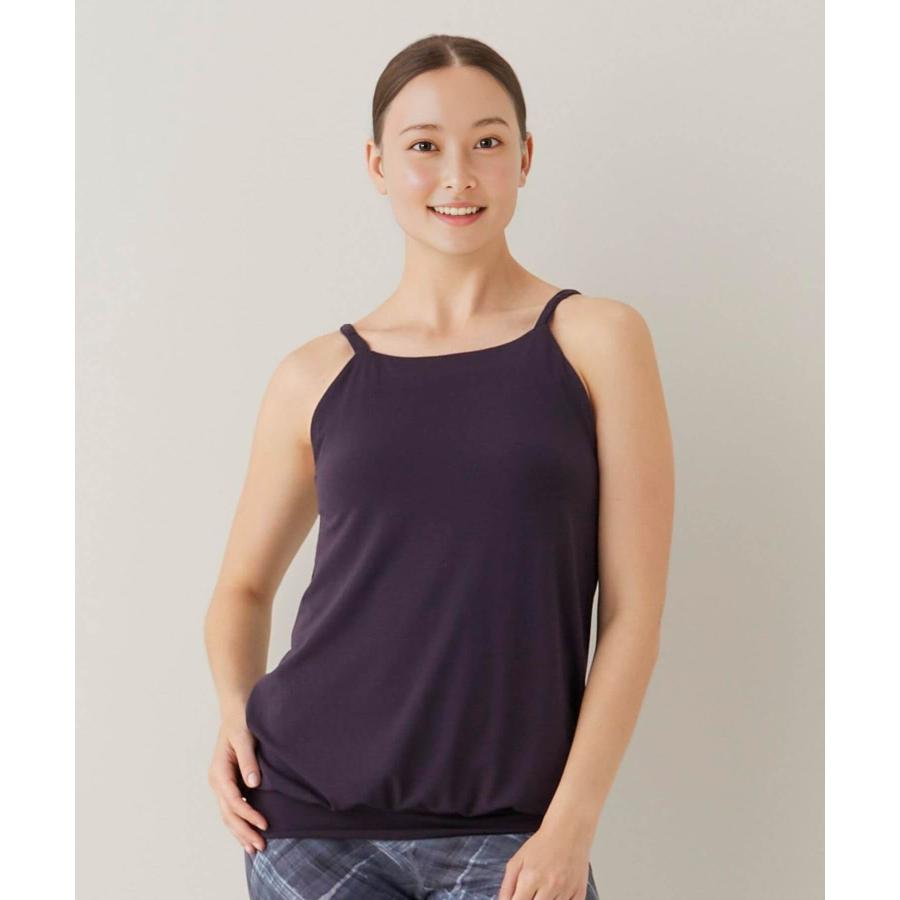 スリア suria ヨガ トップス レディース ピュルテトップ su-b533 カップ付き キャミソール 汗ジミ防止 ピラティスウェア ホットヨガ かわいい おしゃれ 新作 | suria | 02