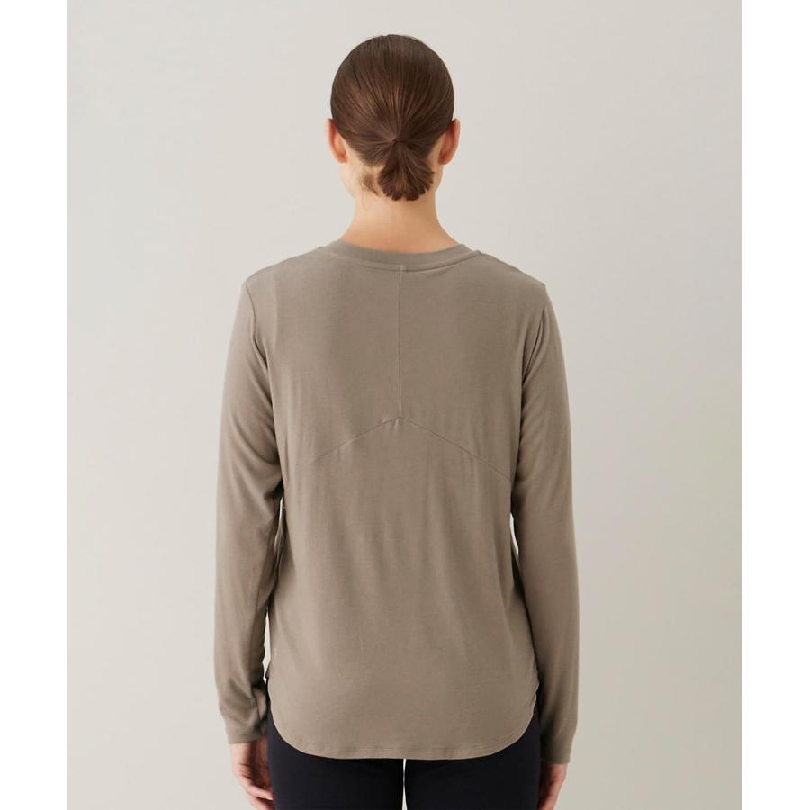 スリア suria ヨガ トップス レディース ショードトップ su-b536 長袖tシャツ カップ付き ピラティス リラックスウェア かわいい おしゃれ 2025年 秋冬 新作 | suria | 03