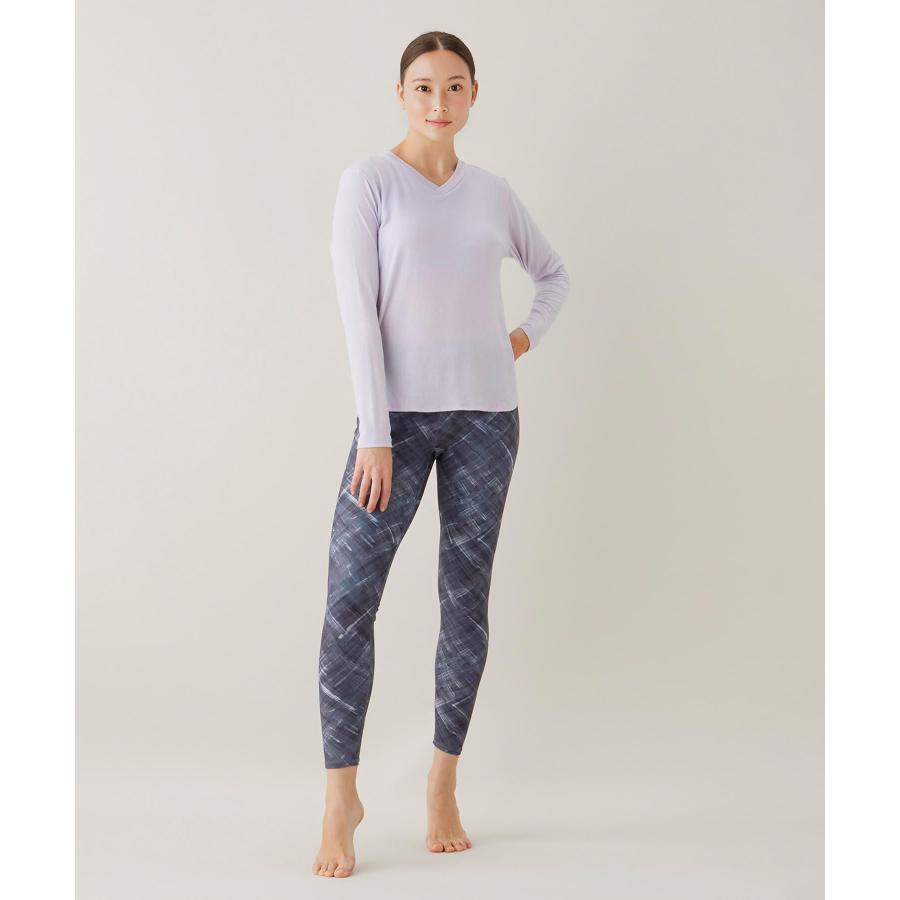 スリア suria ヨガ トップス レディース ショードトップ su-b536 長袖tシャツ カップ付き ピラティス リラックスウェア かわいい おしゃれ 2025年 秋冬 新作 | suria | 07