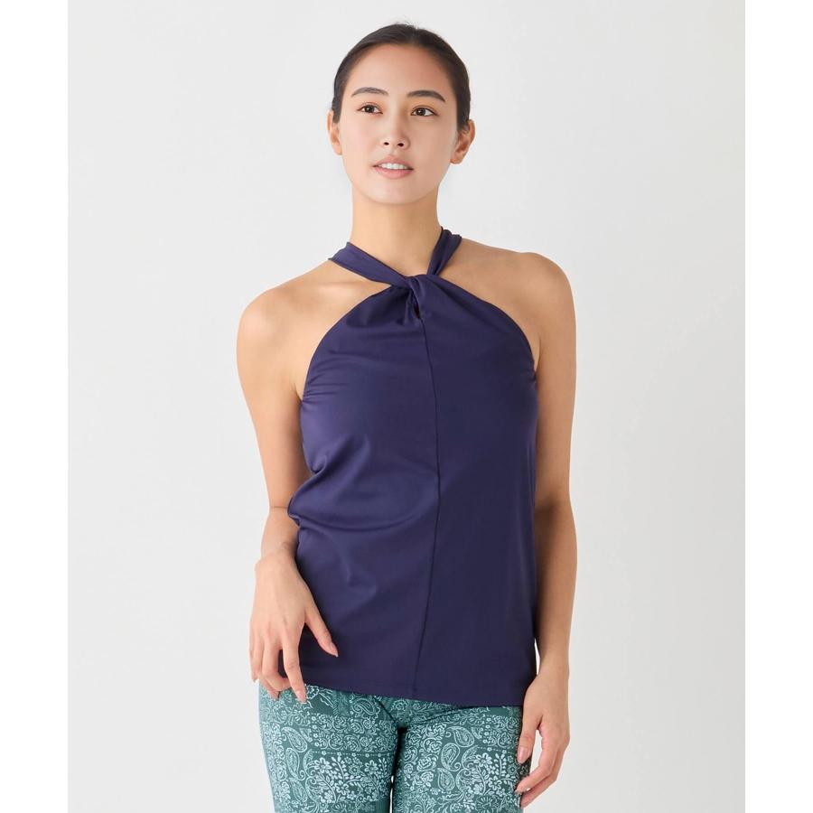 スリア suria ヨガ トップス レディース ミミキャミ su-b542 カップ付き ノースリーブ デザイン ピラティスウェア 速乾 紫外線防止 かわいい おしゃれ 2026 春 | suria | 02