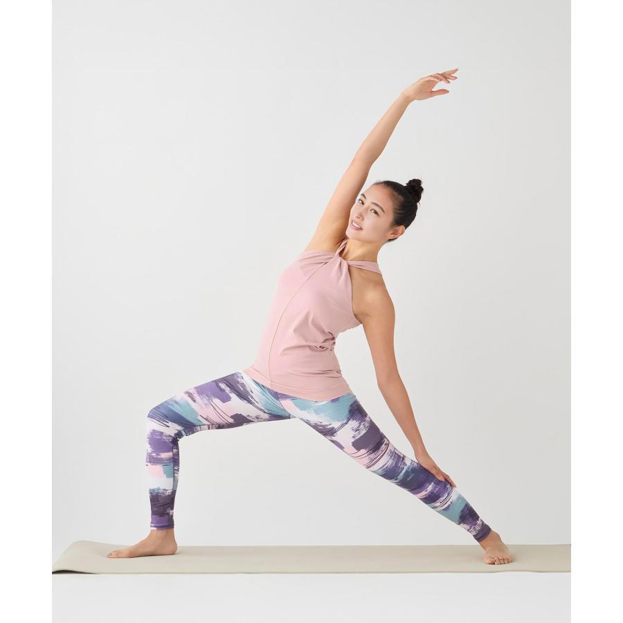 スリア suria ヨガ トップス レディース ミミキャミ su-b542 カップ付き ノースリーブ デザイン ピラティスウェア 速乾 紫外線防止 かわいい おしゃれ 2026 春 | suria | 08