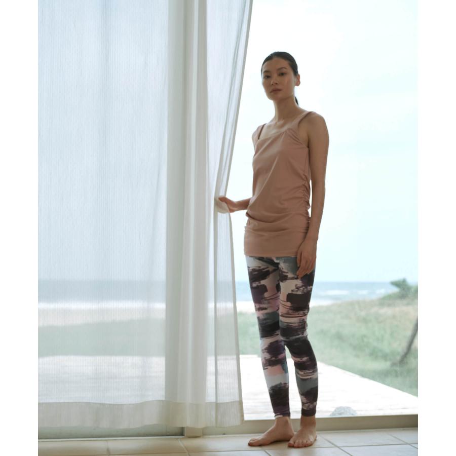 スリア suria ヨガ トップス レディース エロディタンク su-b543 カップ付き ノースリーブ デザイン ピラティスウェア 速乾 紫外線防止 かわいい おしゃれ 2026 | suria | 10