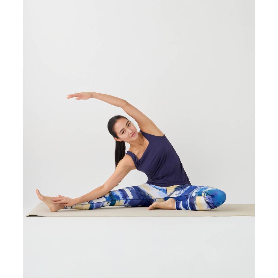 スリア suria ヨガ トップス レディース エロディタンク su-b543 カップ付き ノースリーブ デザイン ピラティスウェア 速乾 紫外線防止 かわいい おしゃれ 2026 | suria | 09