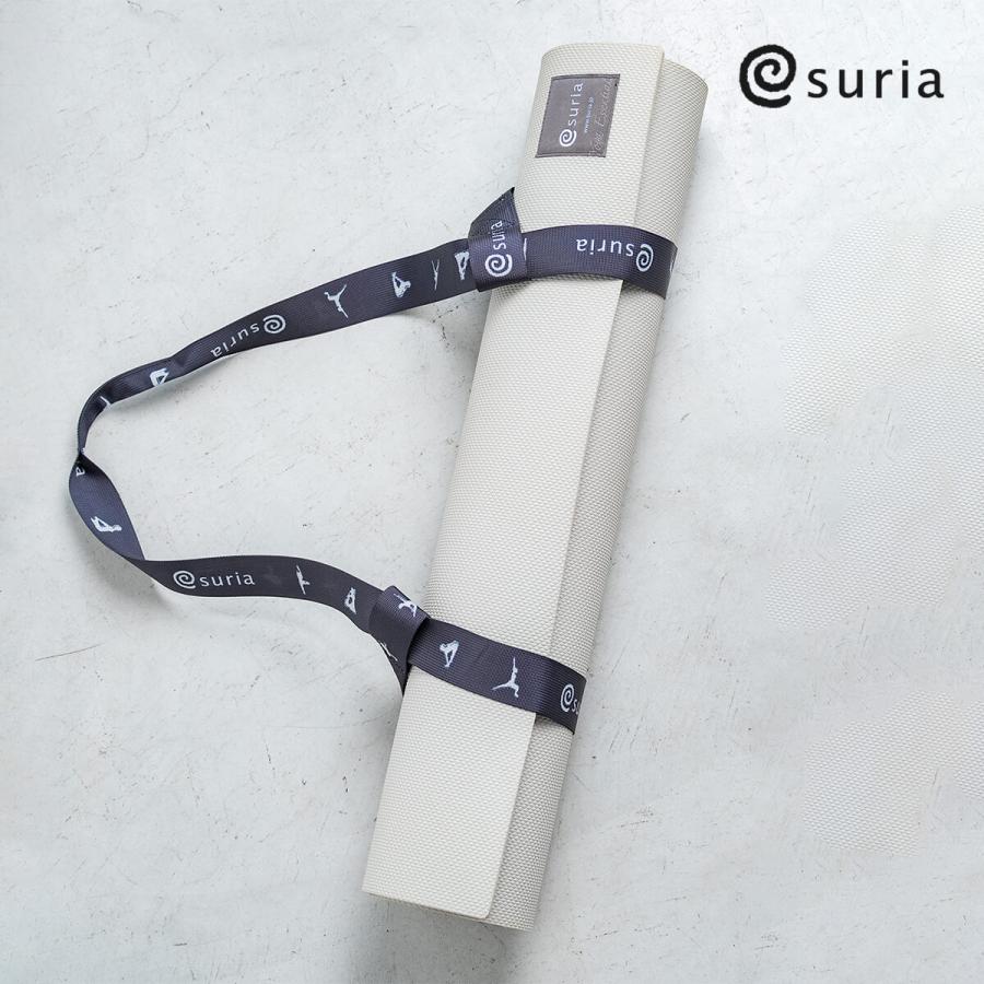 suria スリア SURIA ヨガマットベルト su-g092 ホットヨガ ウェア ベルト マットベルト 万能 持ち運び キャリーベルト モノトーン プリント 新作 2025 ヨガ ピラ | suria