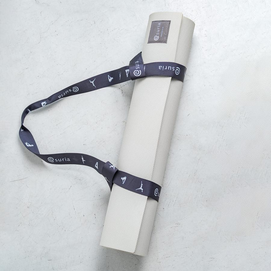 suria スリア SURIA ヨガマットベルト su-g092 ホットヨガ ウェア ベルト マットベルト 万能 持ち運び キャリーベルト モノトーン プリント 新作 2025 ヨガ ピラ | suria | 01
