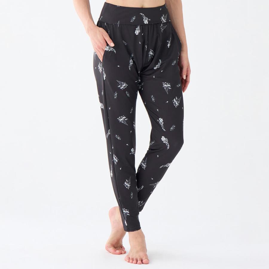 SURIA スリア セール ヨガウェア パンツ ブルームパンツ su-p656 サルエルパンツヨガ ピラティス ゆったり ヨガ ウェア レディース  小花柄 かわいい おしゃれ | suria | 01