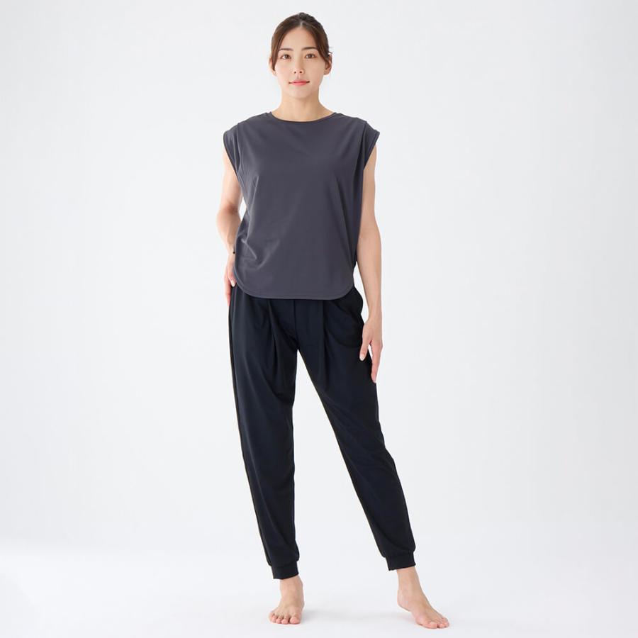 SURIA スリア セール ヨガウェア パンツ ナイールズパンツ su-p657 ジョガーパンツ サルエルパンツヨガ ピラティス ゆったり ヨガ ウェア レディース  かわいい | suria | 08