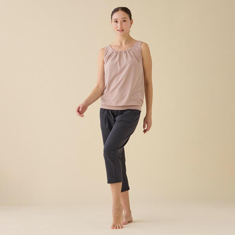 SURIA スリア ヨガウェア パンツ アメリーパンツ su-p671 アクティブパンツ テーパード ゆったり 体系カバー ニット ストレッチ パンツ ヨガ ピラティス 2025 春 | suria | 08