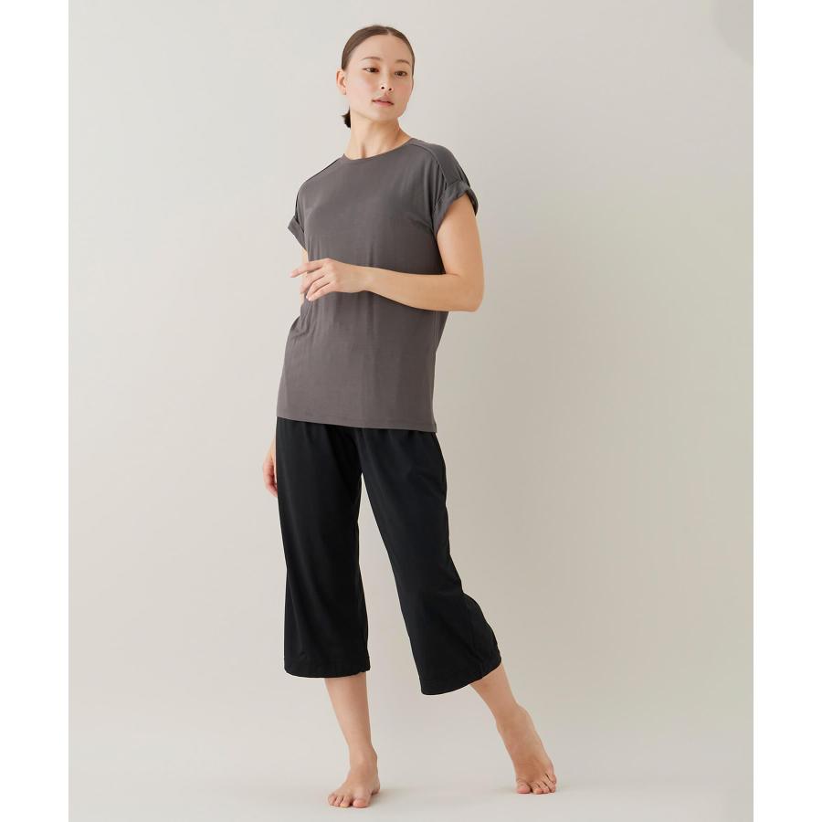 suria スリア ヨガウェア ヨガパンツ ゆったり ミューパンツ su-p688 体型カバー おしゃれ かわいい シンプル ピラティスウェア レディース S/Mサイズ 2025年 秋 | suria | 08