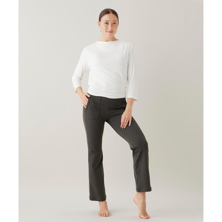 suria スリア ヨガウェア ヨガパンツ 裏起毛 リぺルテパンツ su-p693 体型カバー フレア おしゃれ かわいい シンプル ピラティスウェア レディース S/Mサイズ 20 | suria | 07