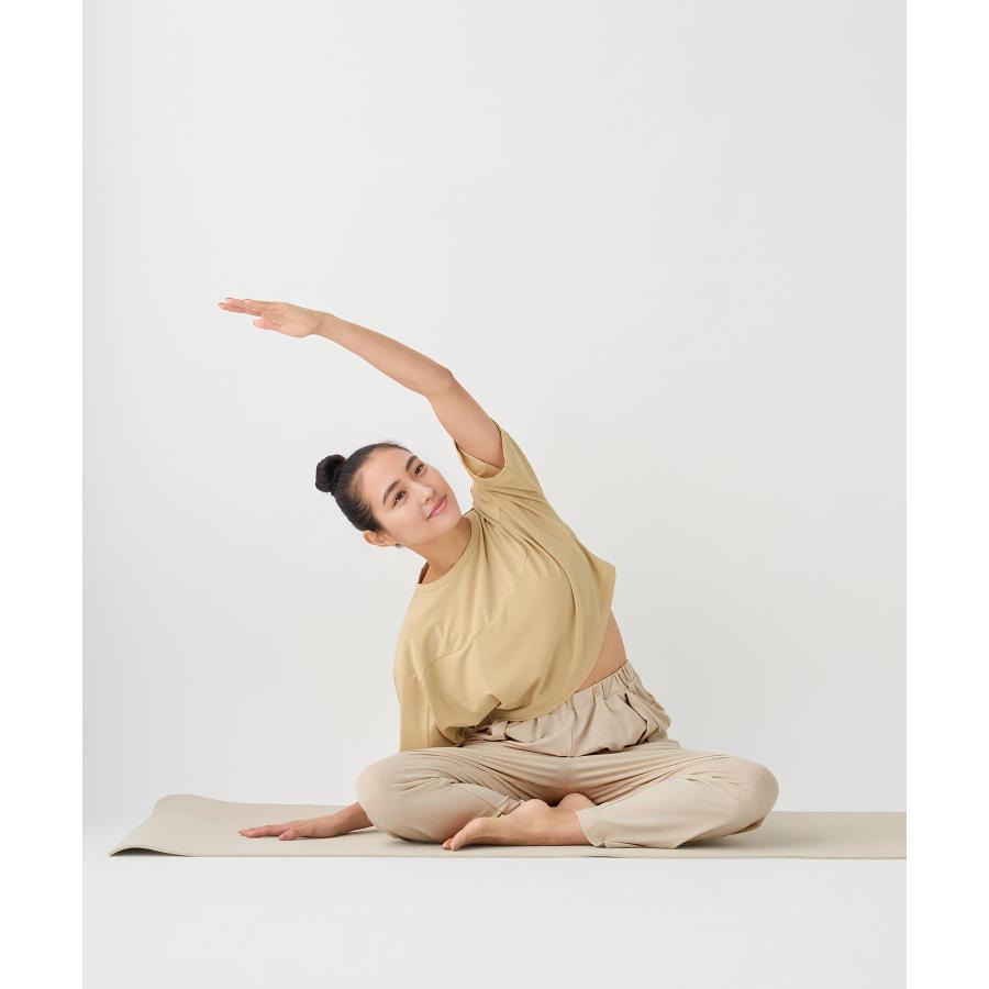 suria スリア ヨガウェア ヨガパンツ ココパンツ su-p699 ストレッチ 汗染み防止 ゆったり おしゃれ かわいい シンプル ピラティスウェア レディース S/Mサイズ | suria | 10