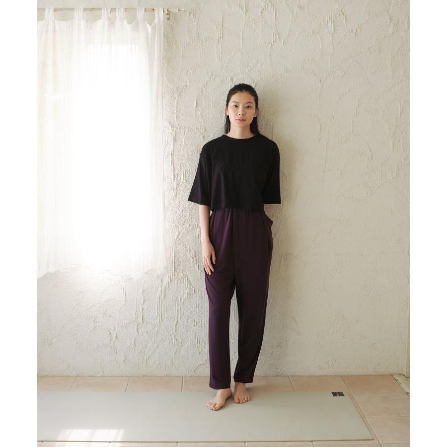 suria スリア ヨガウェア ヨガパンツ ココパンツ su-p699 ストレッチ 汗染み防止 ゆったり おしゃれ かわいい シンプル ピラティスウェア レディース S/Mサイズ | suria | 15