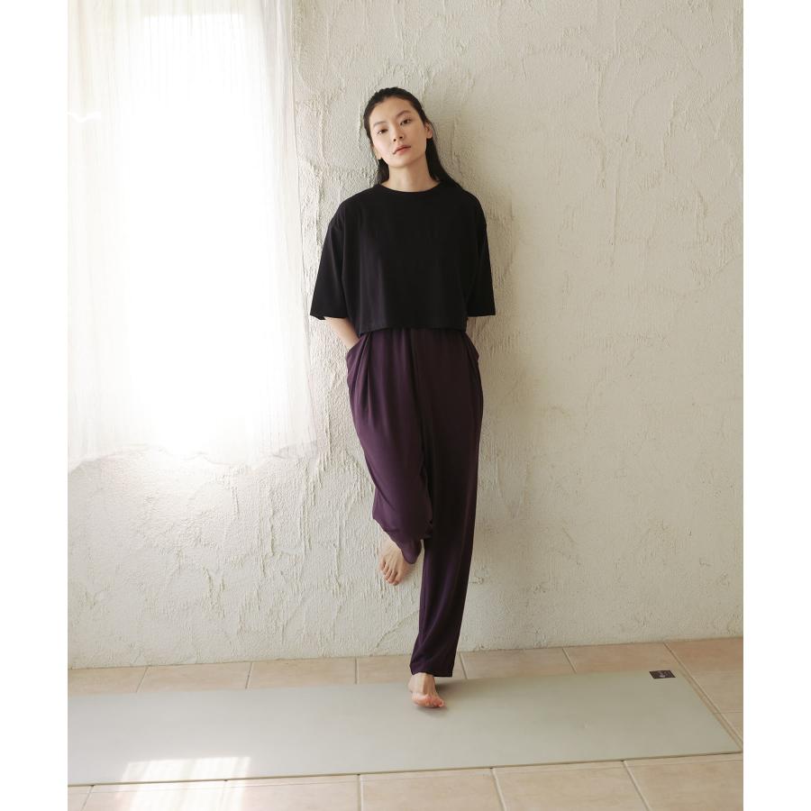 suria スリア ヨガウェア ヨガパンツ ココパンツ su-p699 ストレッチ 汗染み防止 ゆったり おしゃれ かわいい シンプル ピラティスウェア レディース S/Mサイズ | suria | 16