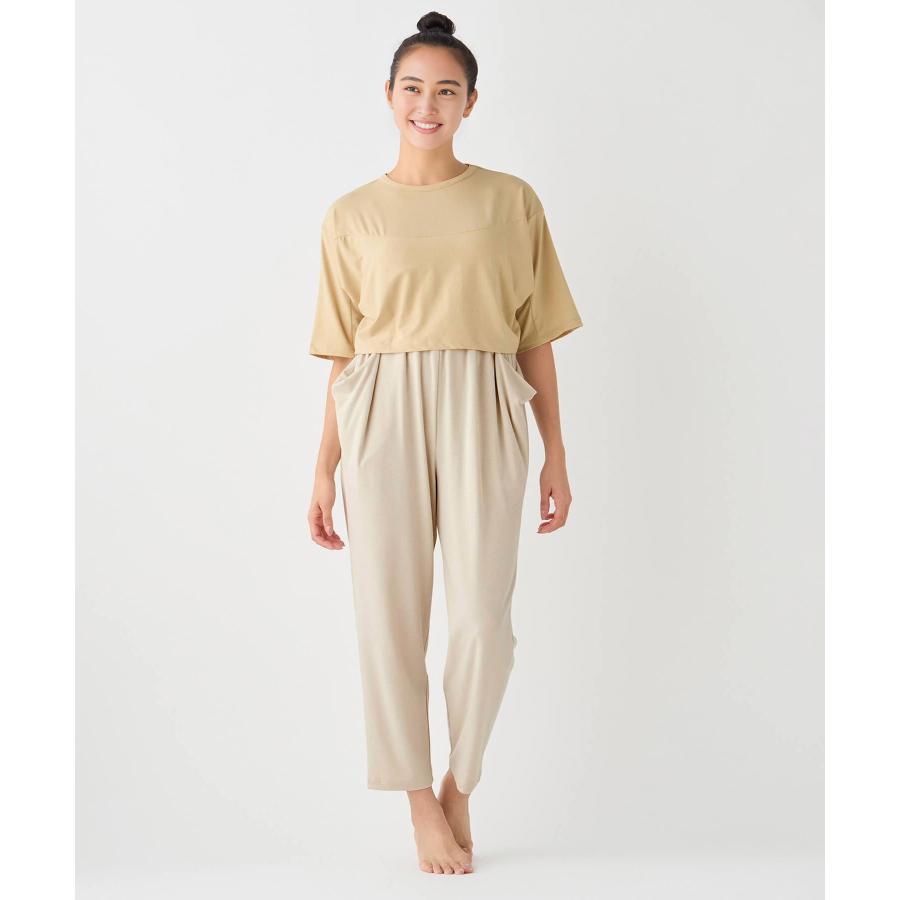 suria スリア ヨガウェア ヨガパンツ ココパンツ su-p699 ストレッチ 汗染み防止 ゆったり おしゃれ かわいい シンプル ピラティスウェア レディース S/Mサイズ | suria | 07