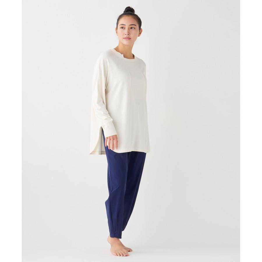 suria スリア ヨガウェア ヨガパンツ ルネパンツ su-p705 ストレッチ 速乾 クロップド丈 ゆったり おしゃれ かわいい シンプル ピラティスウェア レディース S/M | suria | 07