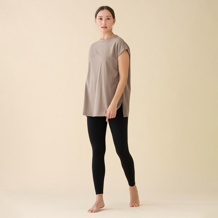 スリア ヨガウェア トップス ノースリーブ エディットトップ su-t779 suria 新作 無地 ロング丈 体型カバー シンプル レディース おしゃれ 上品 2025 新作 春夏 | suria | 10