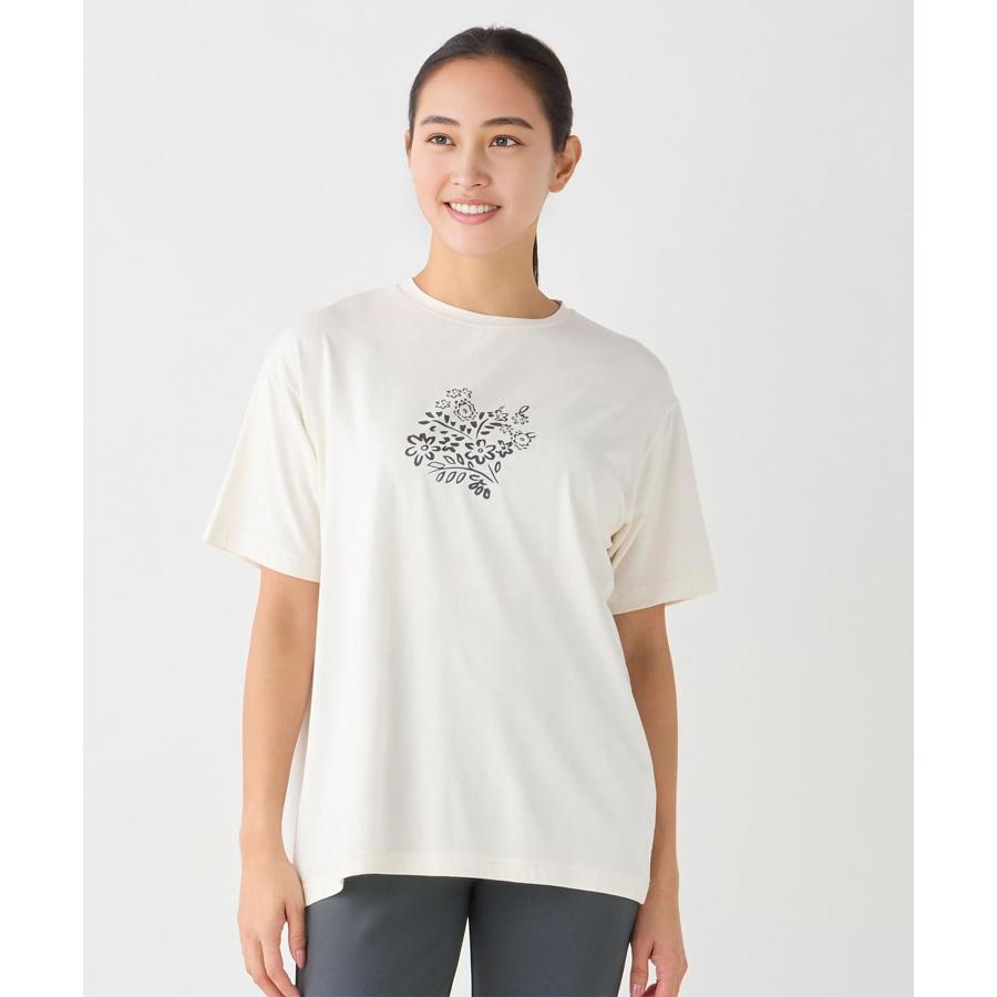 スリア suria ヨガ トップス レディース ブリュノティー su-t802 半袖tシャツ ビッグT ストレッチ ピラティス リラックスウェア かわいい おしゃれ 2026年 春夏 | suria | 01