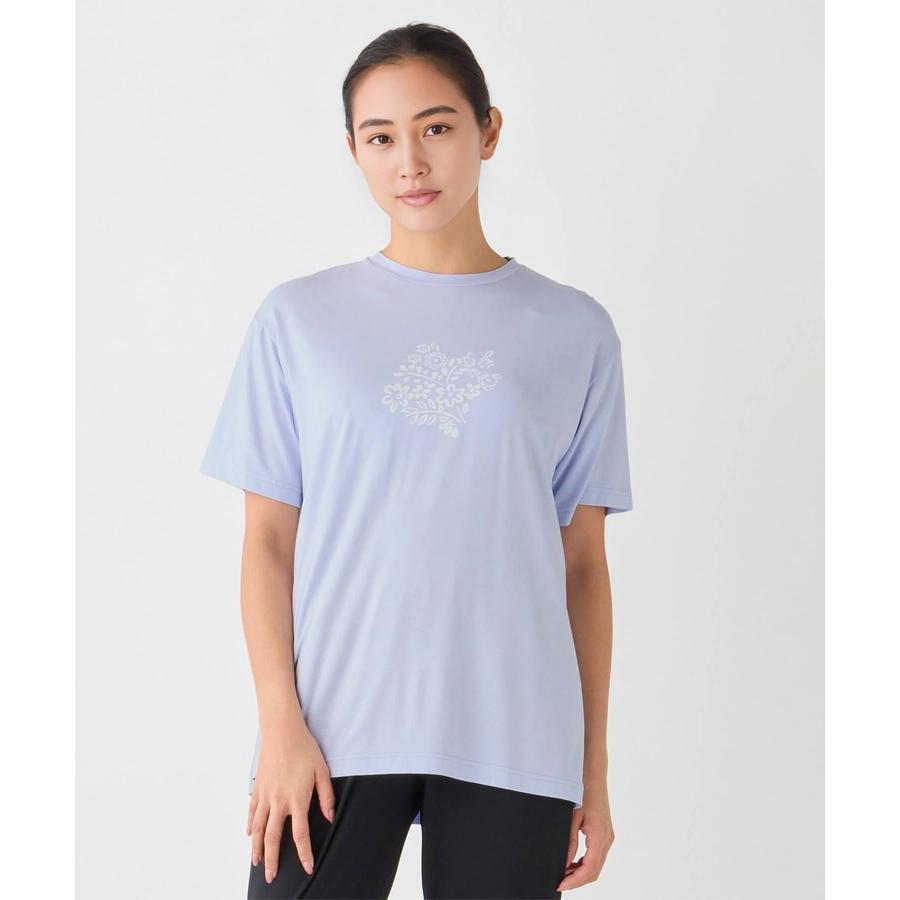 スリア suria ヨガ トップス レディース ブリュノティー su-t802 半袖tシャツ ビッグT ストレッチ ピラティス リラックスウェア かわいい おしゃれ 2026年 春夏 | suria | 02