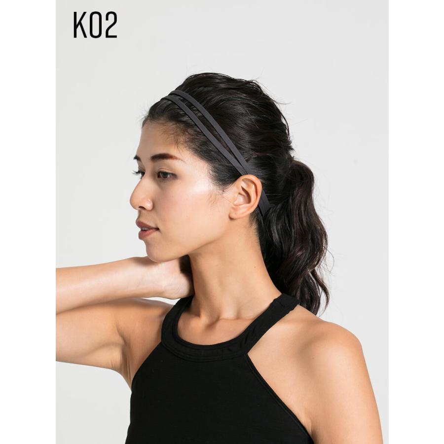 スリア SURIA ダブルヘアバンド 速乾  レディース ヘアバンド スポーツ ホットヨガ ウェア | suria | 03