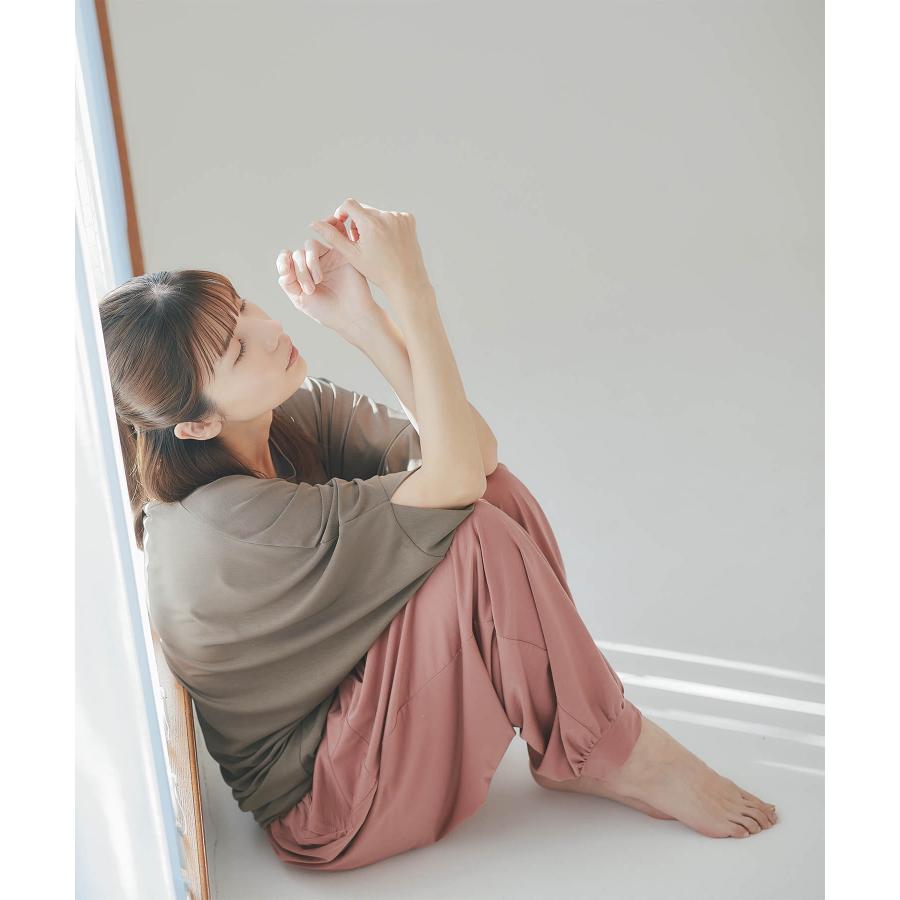 テジャス ヨガ tejas ヨガ トップス レディース ドルマン ゆったり 体型カバー ワータトップス tl261142 五分袖 ピラティス リラックスウェア かわいい おしゃれ | tejas | 17