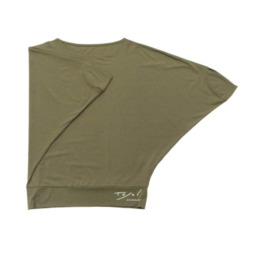 テジャス ヨガ tejas ヨガ トップス レディース ドルマン ゆったり 体型カバー ワータトップス tl261142 五分袖 ピラティス リラックスウェア かわいい おしゃれ | tejas | 02