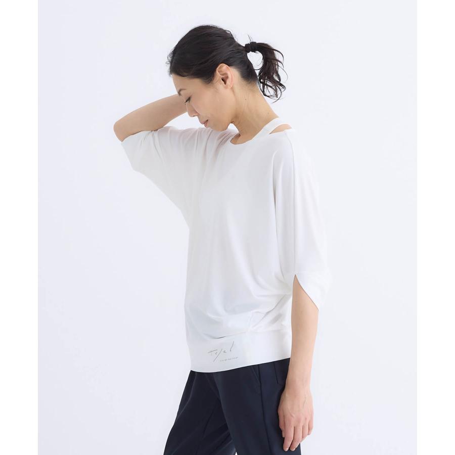 テジャス ヨガ tejas ヨガ トップス レディース ドルマン ゆったり 体型カバー ワータトップス tl261142 五分袖 ピラティス リラックスウェア かわいい おしゃれ | tejas | 06