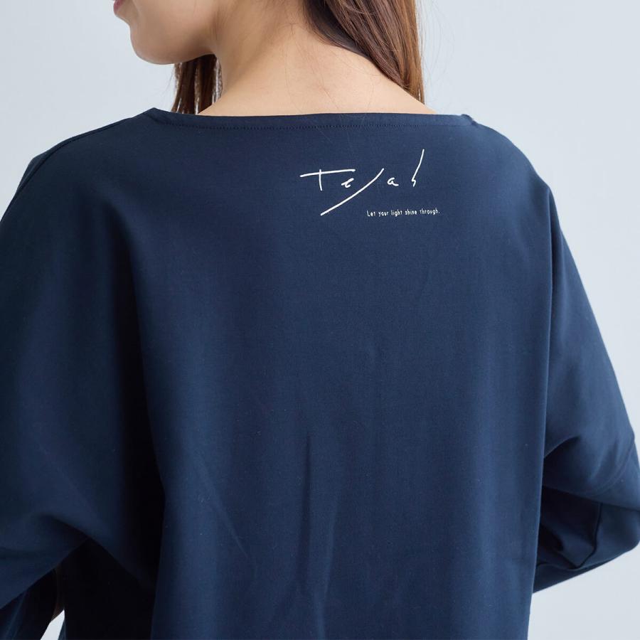 tejas テジャス セール ヨガ ヨガウェア トップス Tシャツ 七分袖 udyoga-tops tl251343 プルオーバー シンプル スポーティー ロゴ おしゃれ かっこいい レディ | tejas | 09