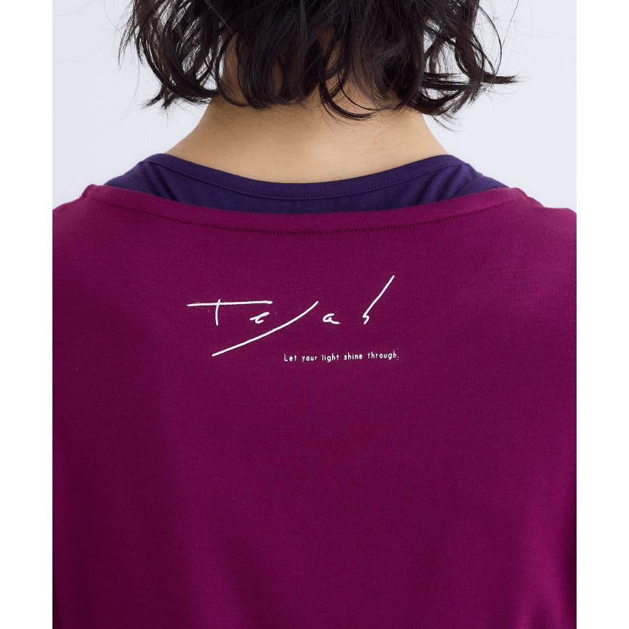 テジャス ヨガ セール tejas ヨガ トップス レディース 着痩せ ゆったり 体型カバー サラティトップス tl252182 七分袖 軽い ピラティス リラックスウェア かわ | tejas | 07
