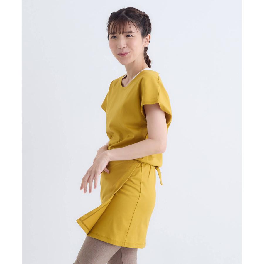 テジャス ヨガ セール tejas ヨガ トップス レディース ゆったり 体型カバー ヴェシュタチュニック tl252186 チュニック ラップスカート ピラティス リラックス | tejas | 05