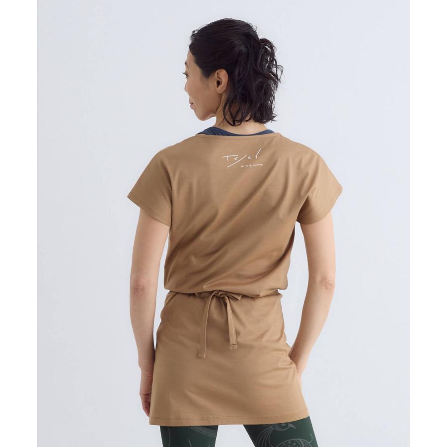 テジャス ヨガ セール tejas ヨガ トップス レディース ゆったり 体型カバー ヴェシュタチュニック tl252186 チュニック ラップスカート ピラティス リラックス | tejas | 07