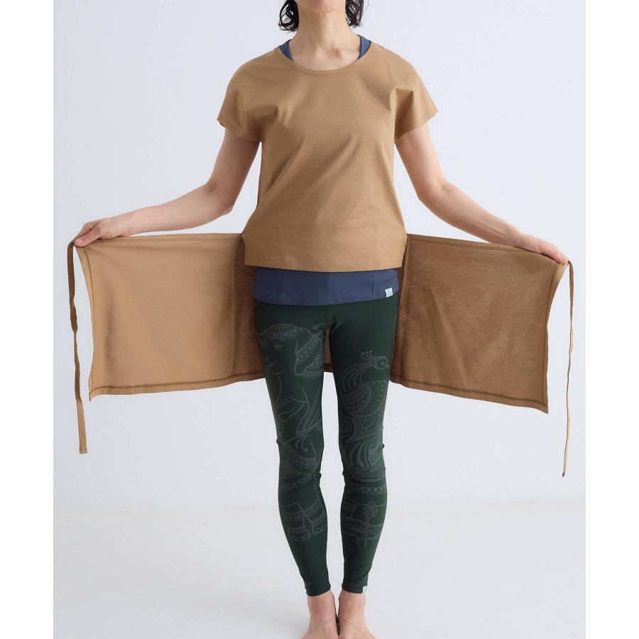 テジャス ヨガ セール tejas ヨガ トップス レディース ゆったり 体型カバー ヴェシュタチュニック tl252186 チュニック ラップスカート ピラティス リラックス | tejas | 08